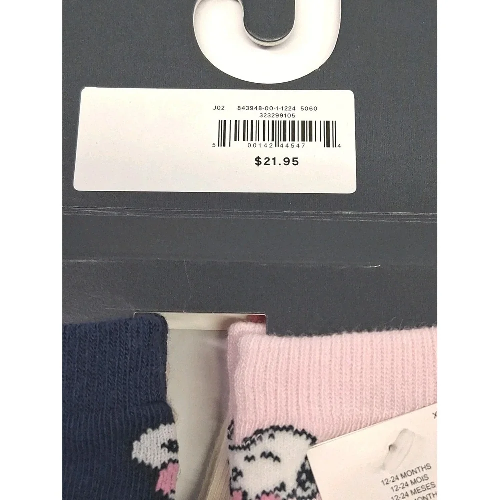 Baby Gap Toddler Peanuts/Snoopy Multi Color Qrtr Crew 4-Pack Socks Size 12-24m